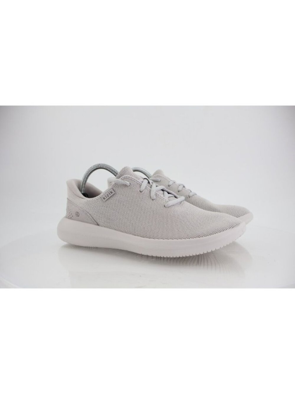 Kizik Men's Madrid Sneaker Casual Shoe Size 9.5 Gray Eco Knit Hands Free Slip On